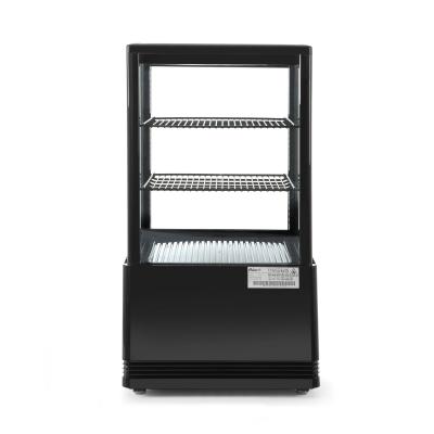 Chlazená skříň displeje, 58 l, Arktic, černá, 230V/170W, 452x406x(H)830mm | 233627